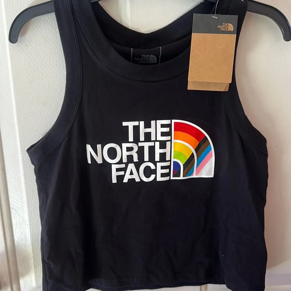THE NORTH FACE WOMEN’S LIMITED EDITION CROPPED PRIDE TANK: BLACK: NWT: SZ XS